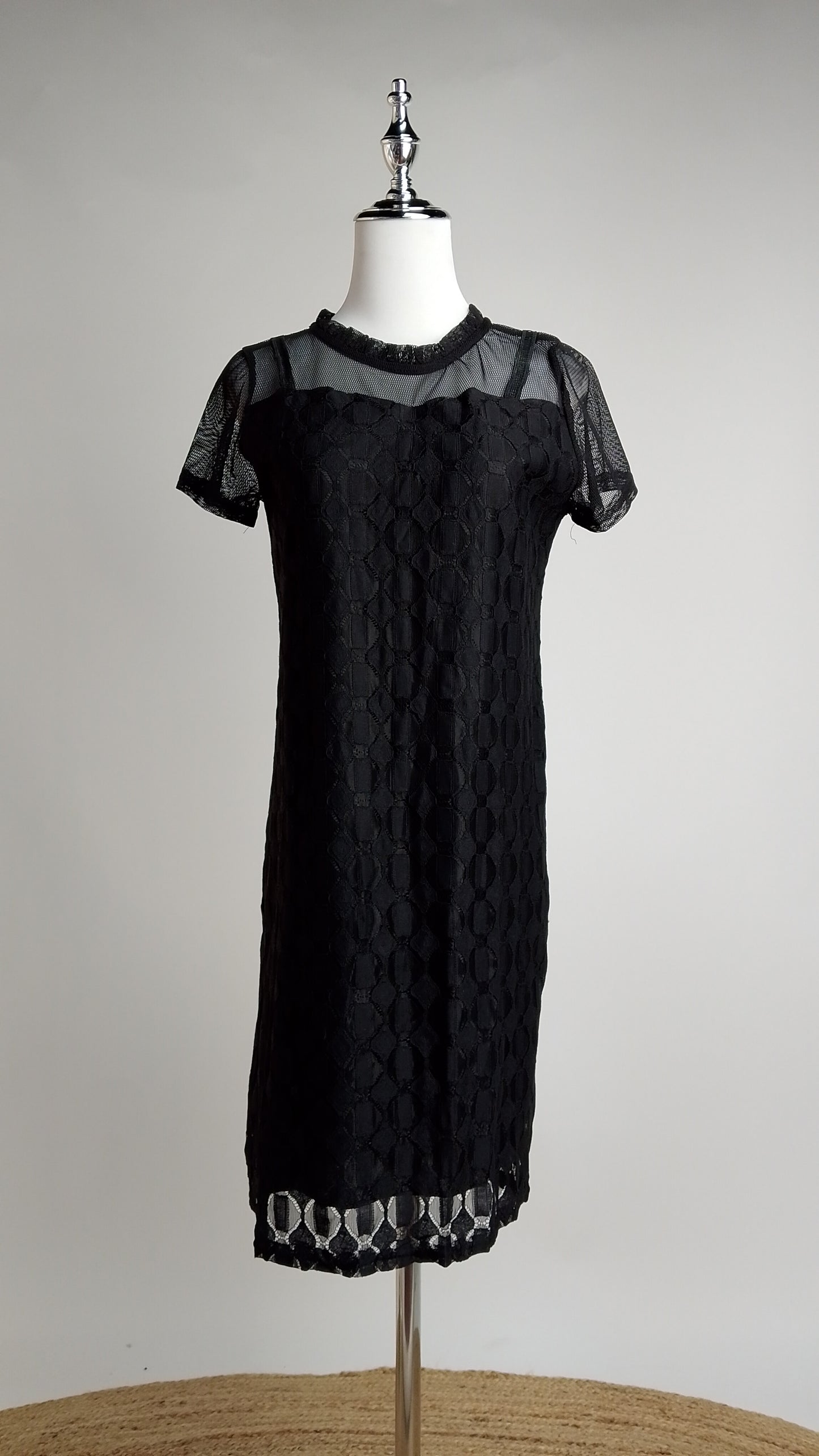 Vestido Negro Clásico Elegante / MV29