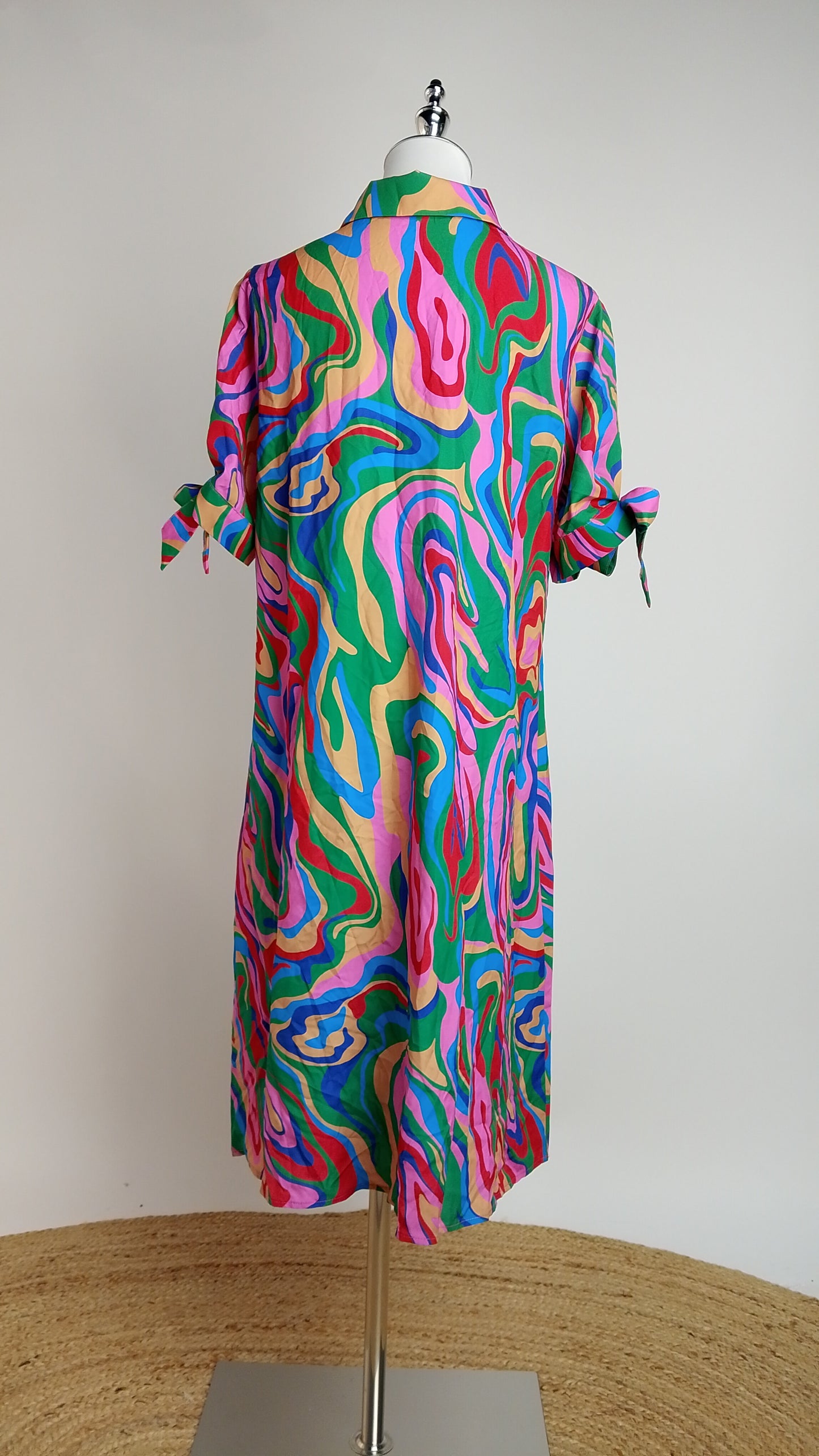 Vestido Multicolor Estampado Casual / MV40