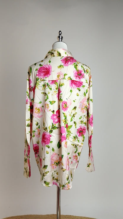 Blusa Floral de Manga Larga / ANB26044