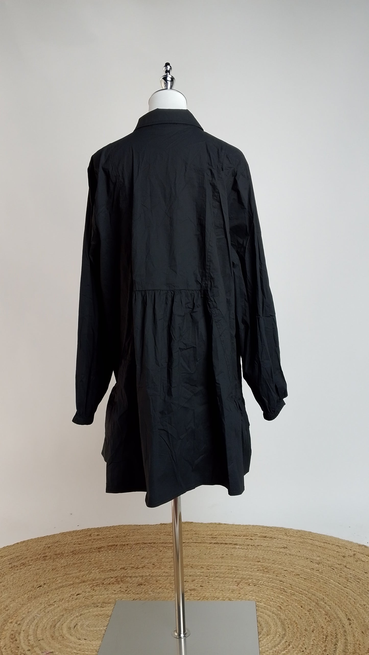 Vestido Negro Casual Suelto / NOB25