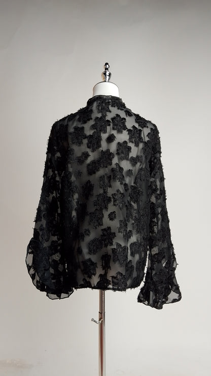 Blusa de Encaje Transparente / ANB26046