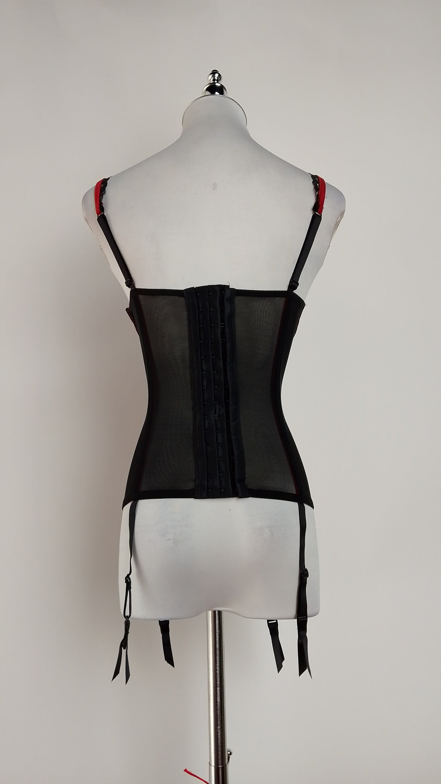 Corset Rojo con encaje / CB25