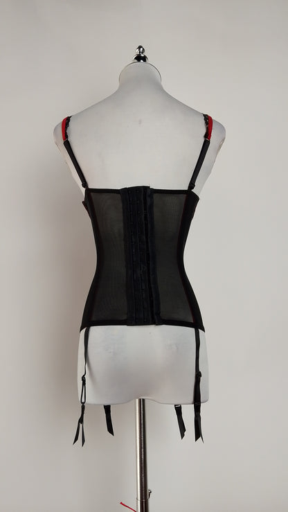 Corset Rojo con encaje / CB25