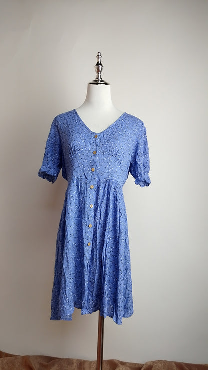 Vestido Azul Campestre / ANU20
