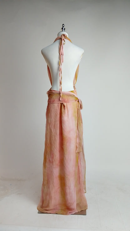 Vestido Rosa Elegante / SH105