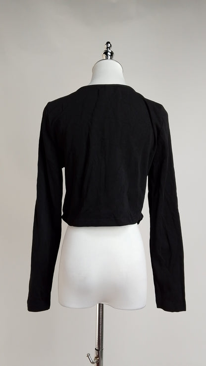 Blusa Negra Manga Larga Básica / NOB04