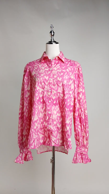 Blusa Rosa Casual / NOB08