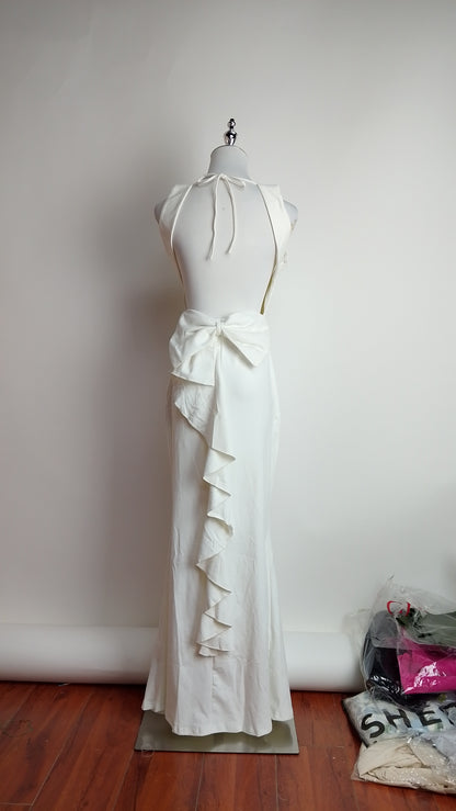 Vestido elegante blanco / SH67