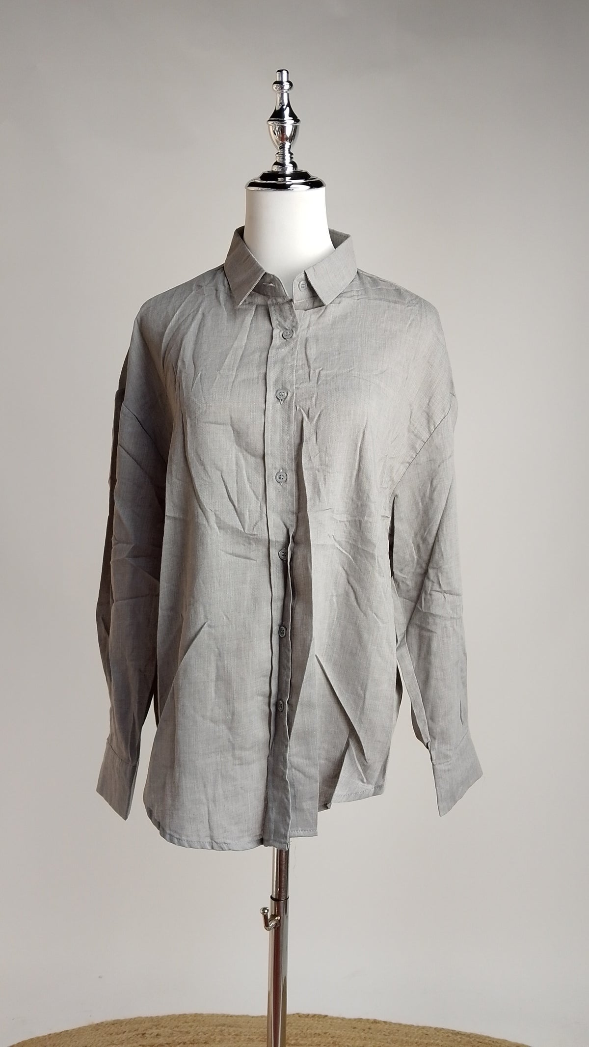 Camisa de vestir gris / ANB26065
