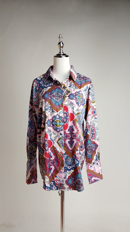 Blusa Estampada Geométrica / ANB26068