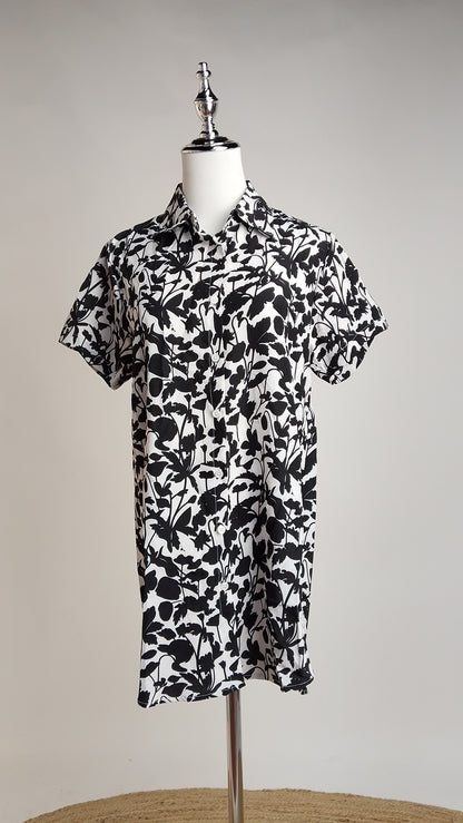 Blusa Floral con Volantes / ANB26073