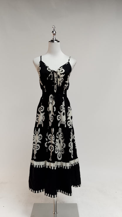 Vestido Negro Casual / SH112