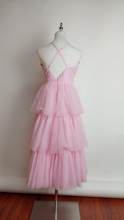 UV34 – Vestido princesa rosa