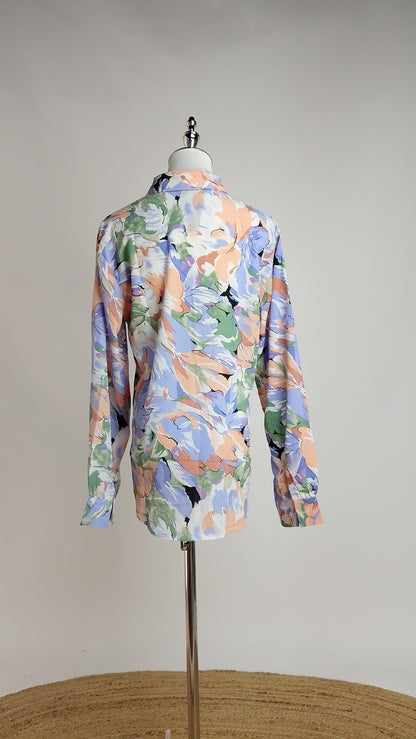 Camisa Estampada de Manga Larga / ANB26056