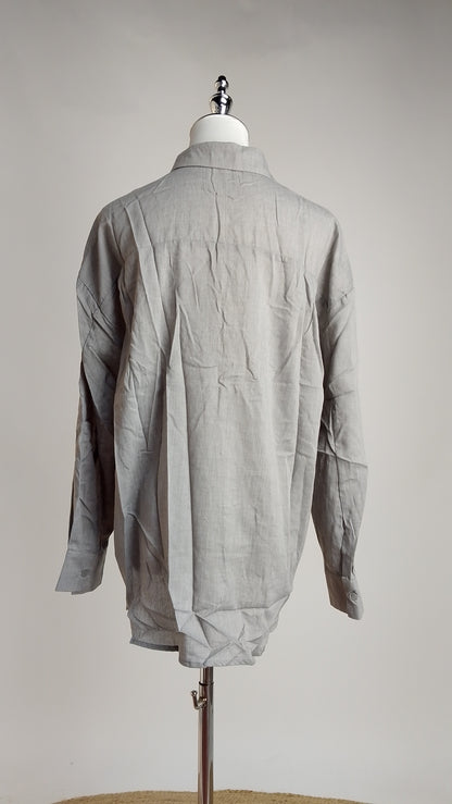 Camisa de vestir gris / ANB26065