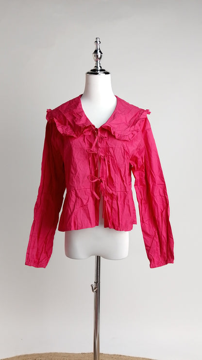 Blusa Fucsia con Lazo / ANB26071