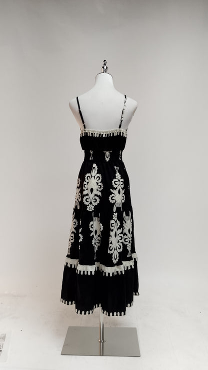 Vestido Negro Casual / SH112