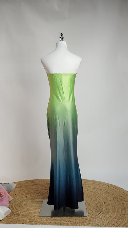 Vestido Maxi Satinado / ANU59
