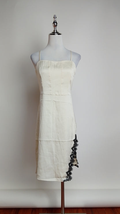 Vestido blanco midi encaje / UV67
