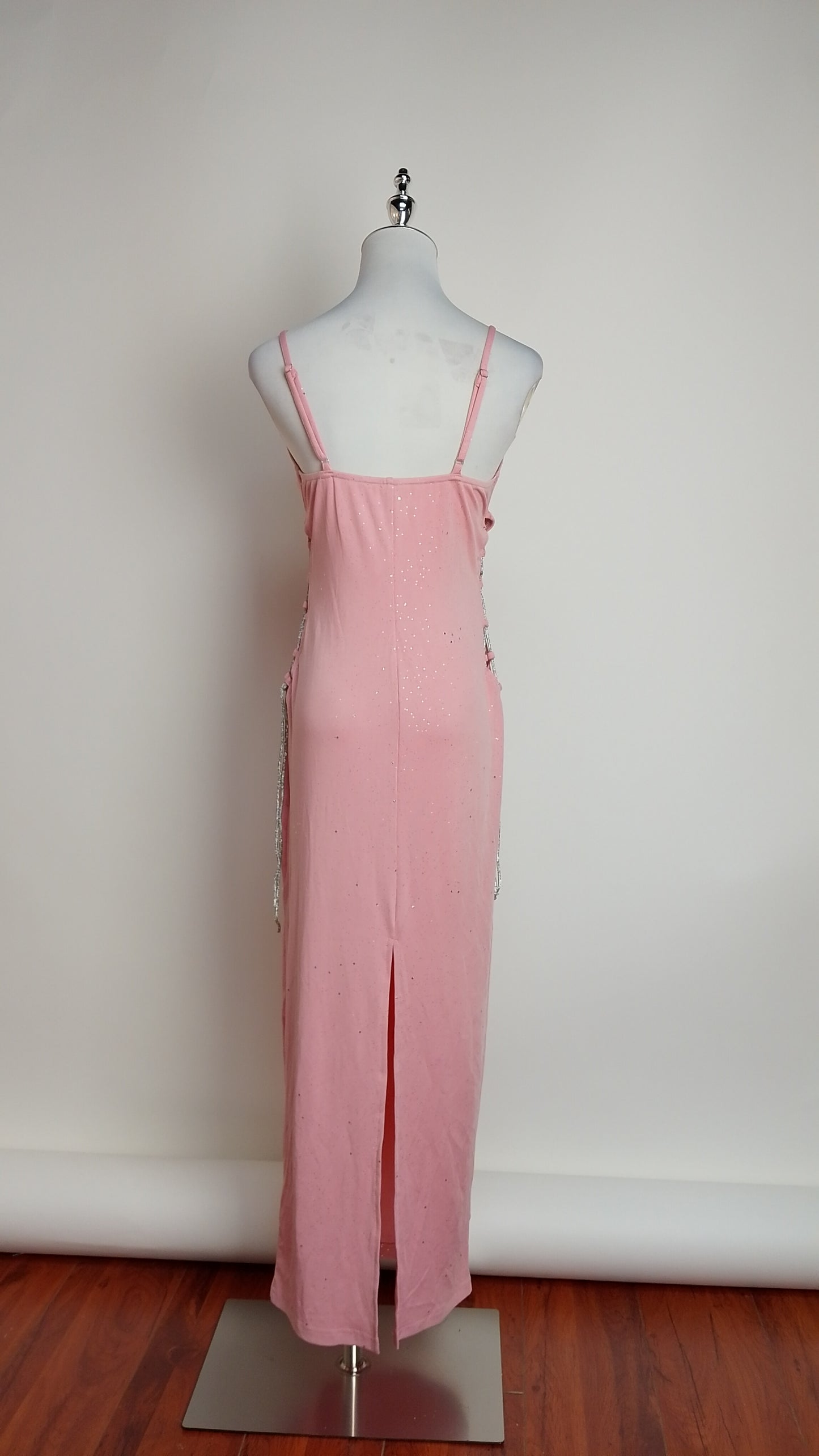 Vestido rosado largo / UV68