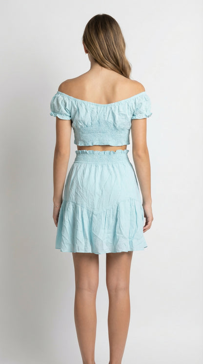 Set celeste off shoulder / UV24