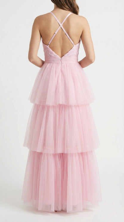 UV34 – Vestido princesa rosa