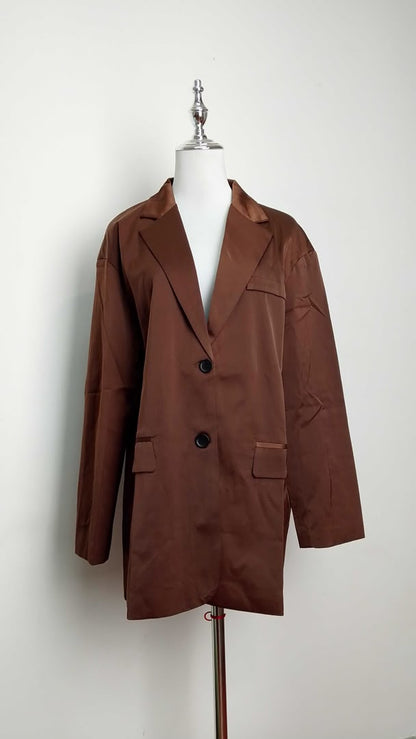 Blazer Marrón con botones / ANBL2664