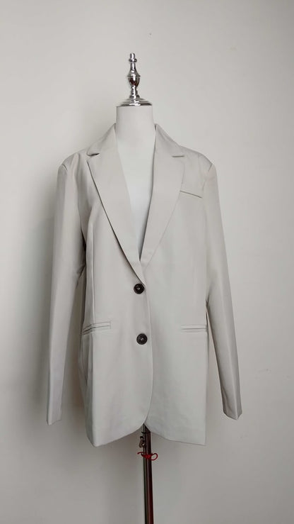 Blazer Oversized Ivory Elegance/ ANBL2663