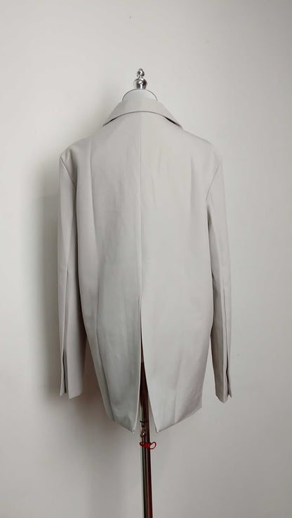 Blazer Oversized Ivory Elegance/ ANBL2663