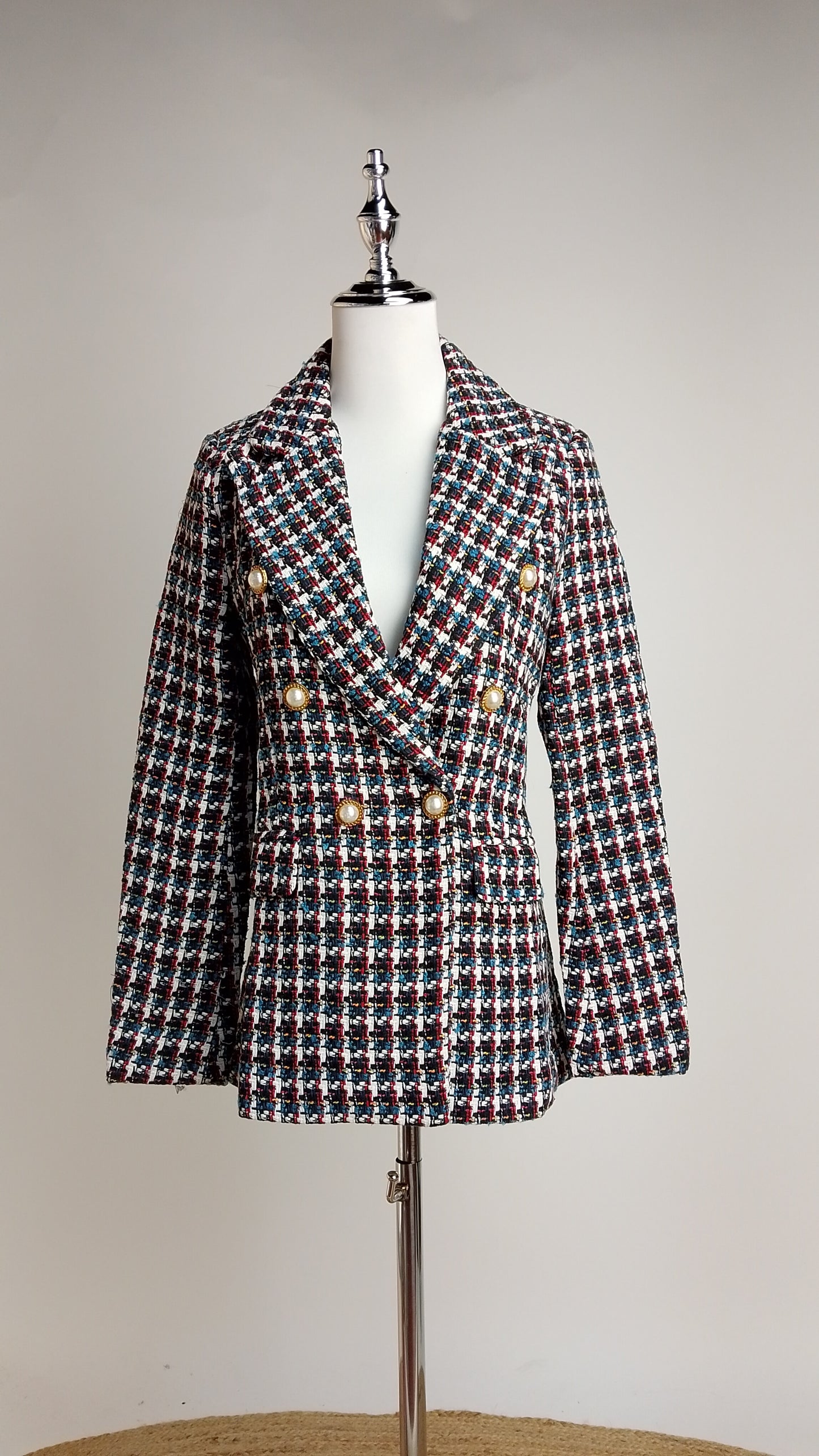 Blazer Cuadros Elegante Ejecutivo / ANBL2657