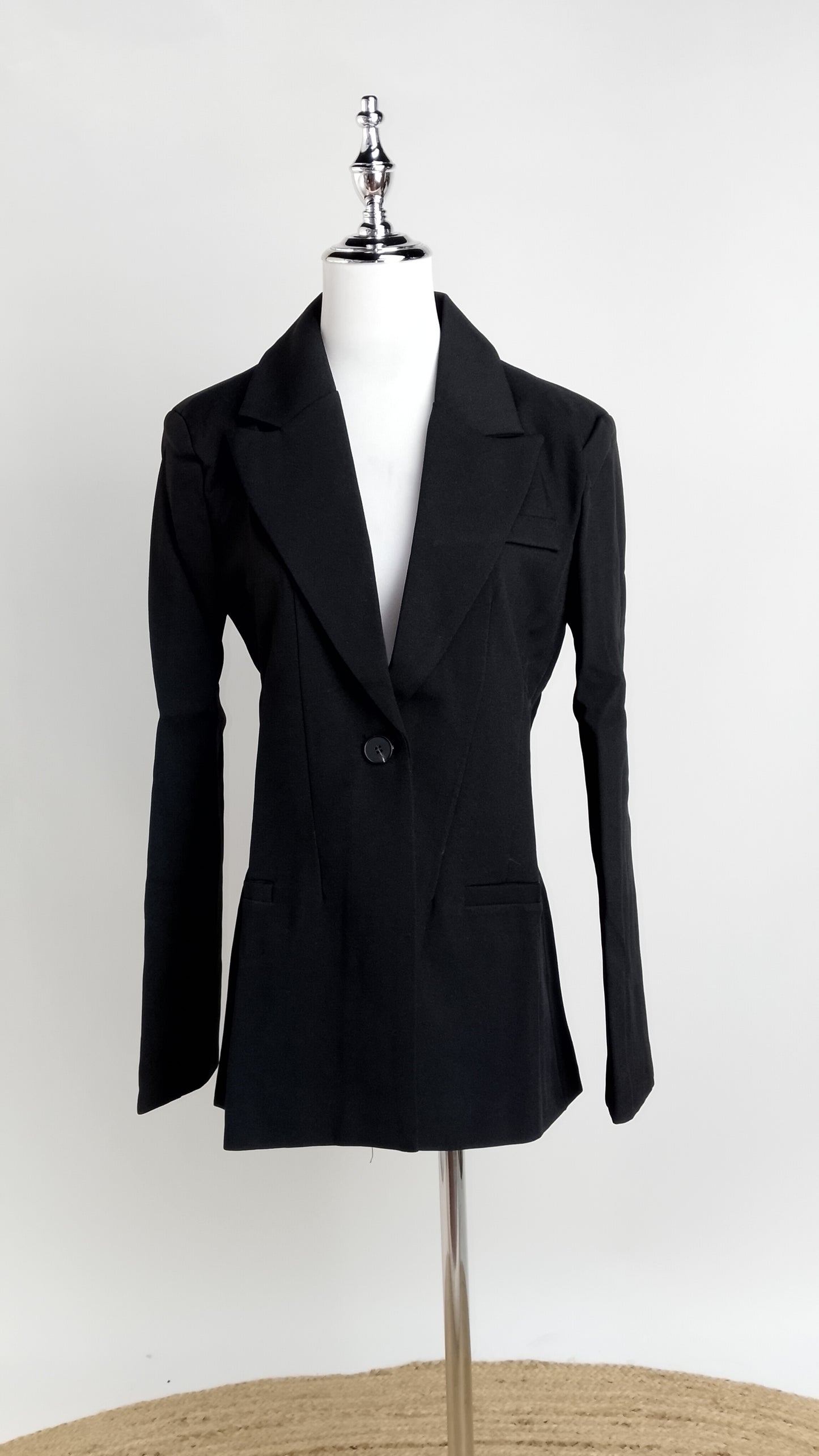 Blazer Negro Formal Clásico / ANBL2658