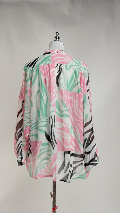 Blusa Estampada Tropical / ANB26078