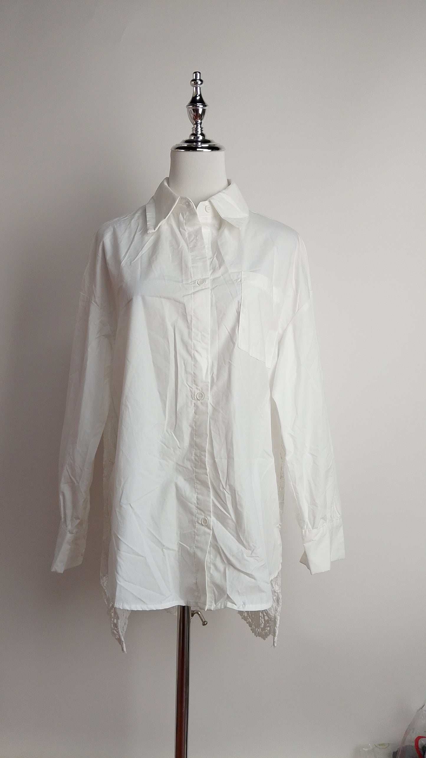 Blusa larga blanca / SH53