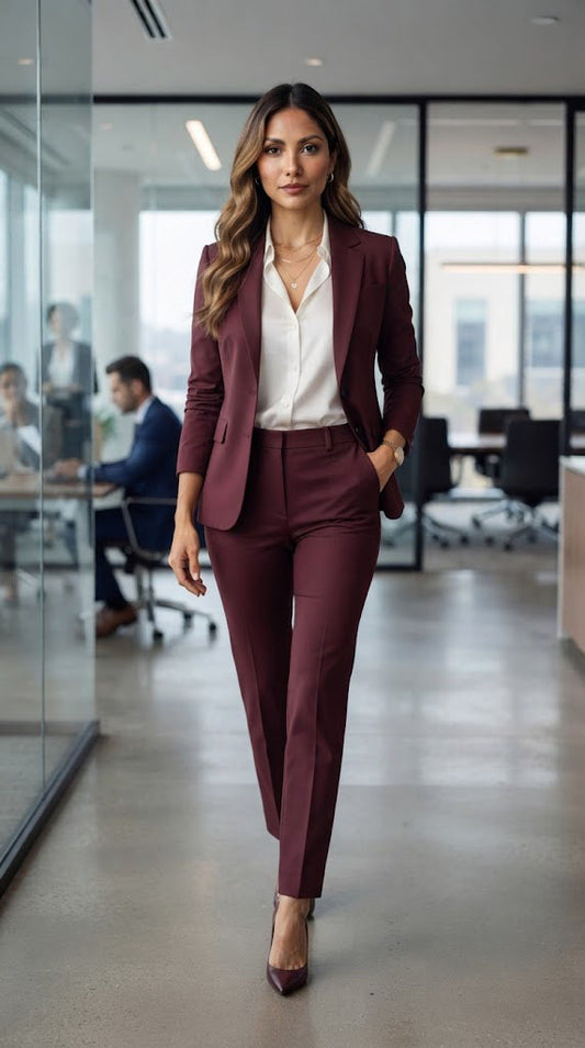 Blazer Clásico Borgoña / ANBL2668