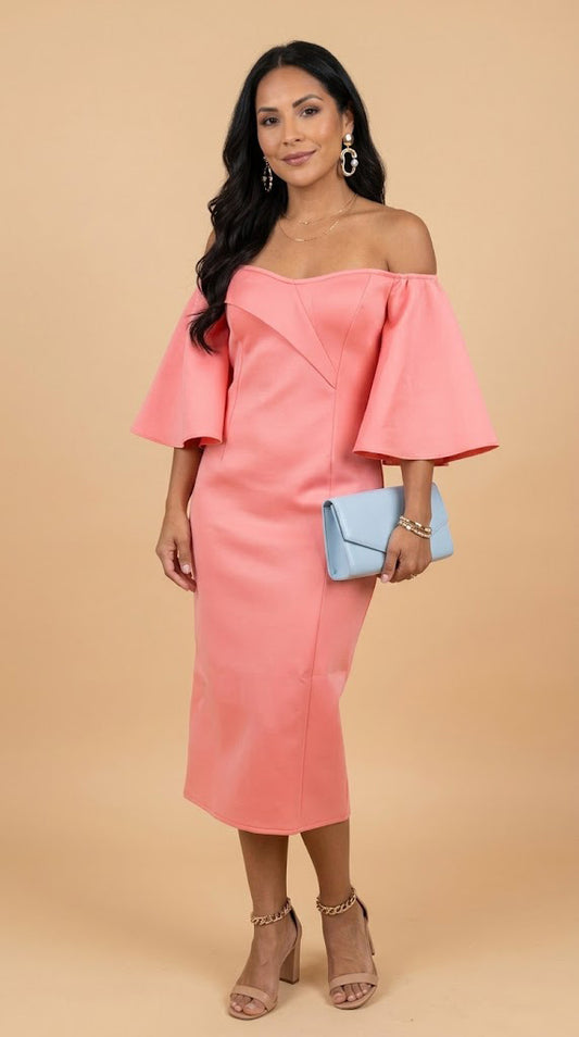 Vestido coral /AO108
