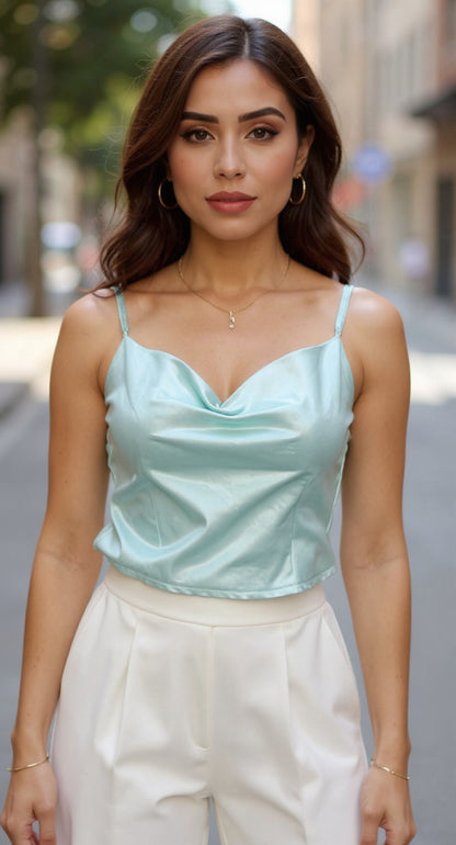 Top satinado D&M / V326 image 0