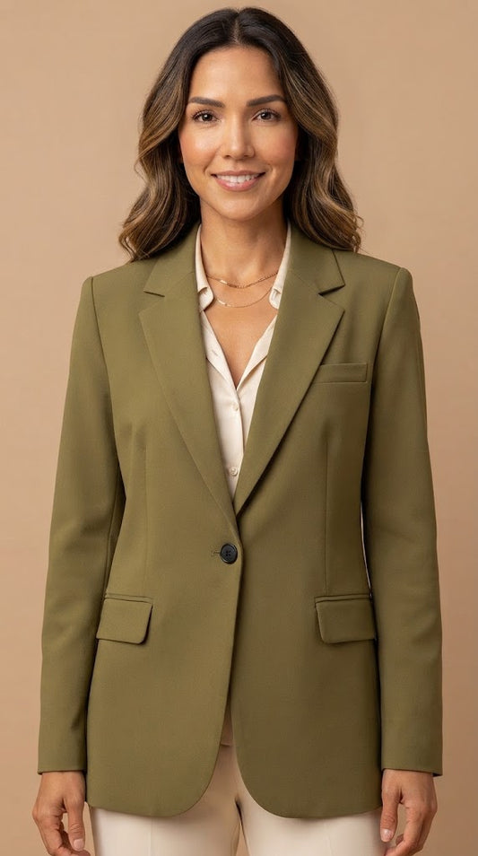Blazer Verde Oliva Clásico / ANBL2633