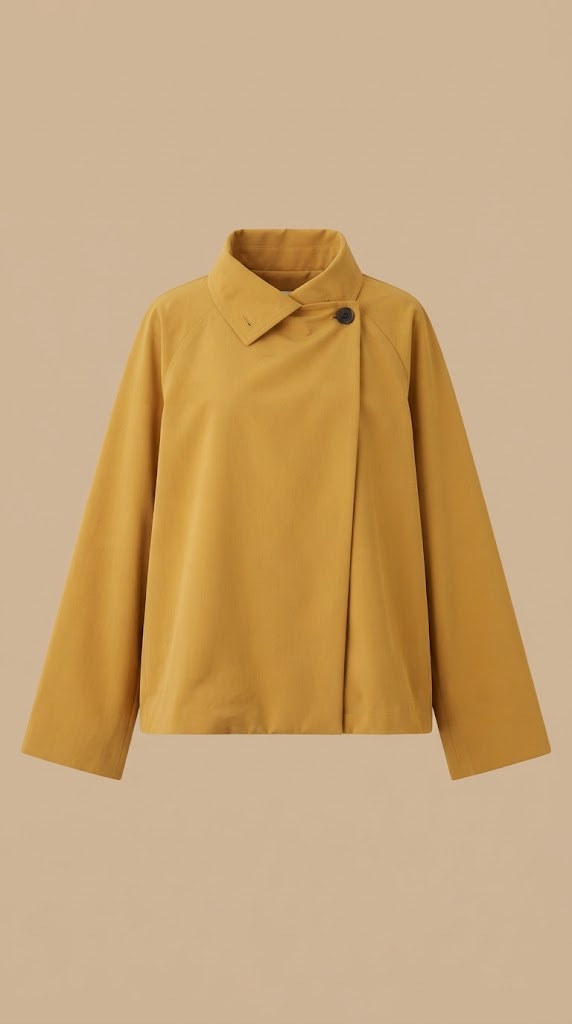 Blazer Mostaza Elegante Ejecutivo / ANBL2632