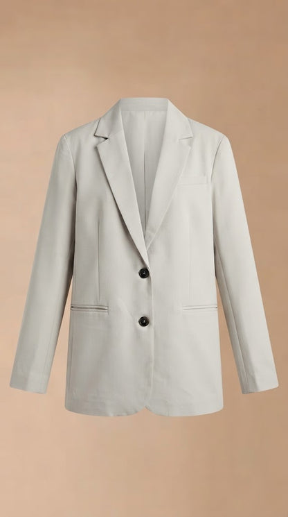 Blazer Oversized Ivory Elegance/ ANBL2663