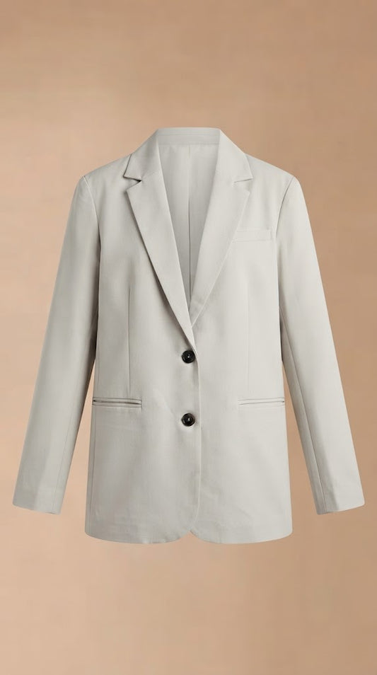 Blazer Oversized Ivory Elegance/ ANBL2663