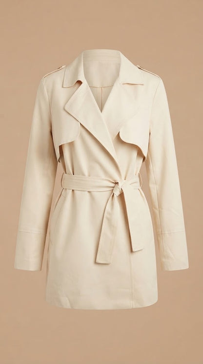 Blazer Beige Elegante Clásico / ANBL2627