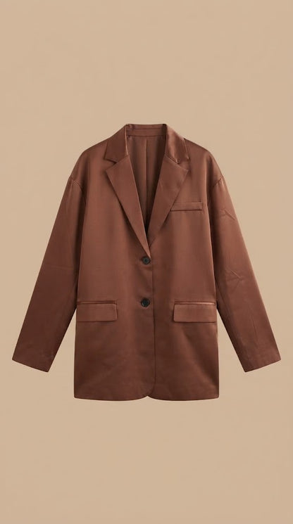 Blazer Marrón con botones / ANBL2664