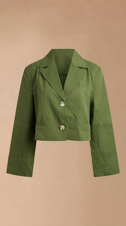 Blazer Verde Casual Moderno / ANBL2625