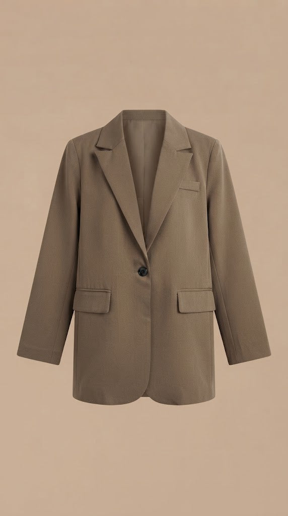 Blazer Café Casual Elegante / ANBL2647