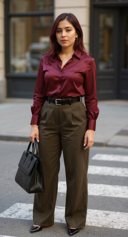 Pantalón kaki relajado / P80 image 0