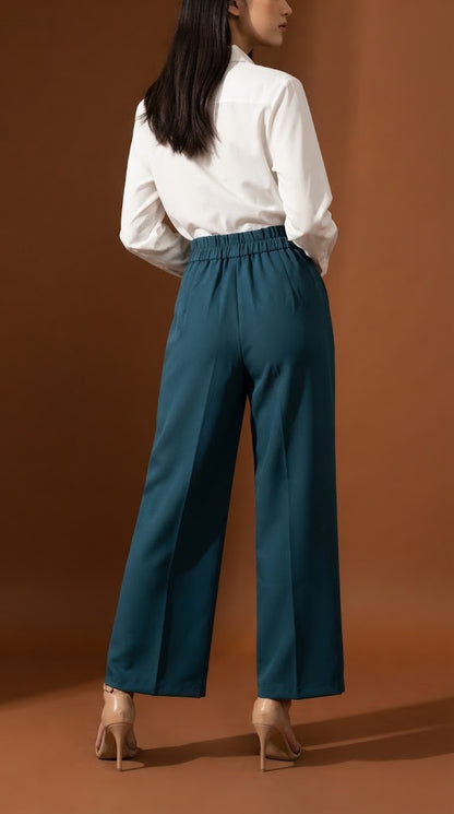 Pantalón azul turquesa oscuro / AO174
