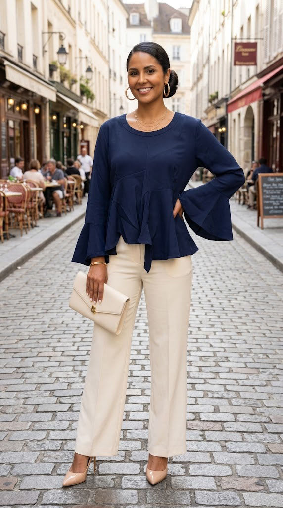 Saco blusa azul / AO156