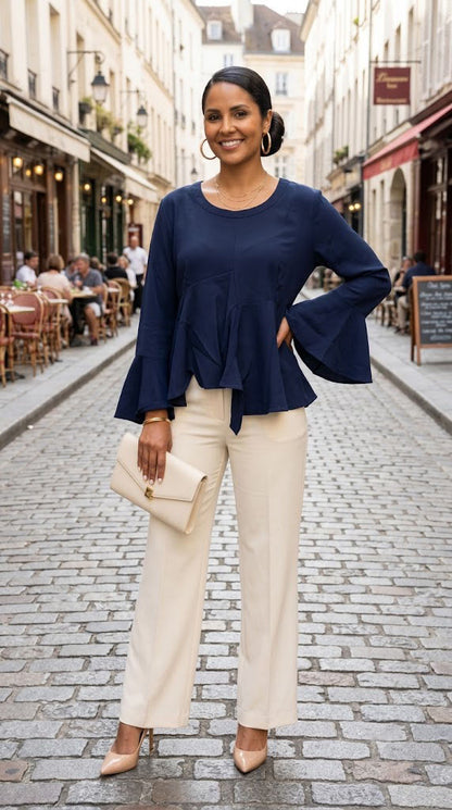 Saco blusa azul / AO156