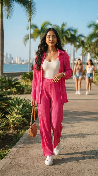 Set Camisero con Pantalón Palazzo / ANSET24