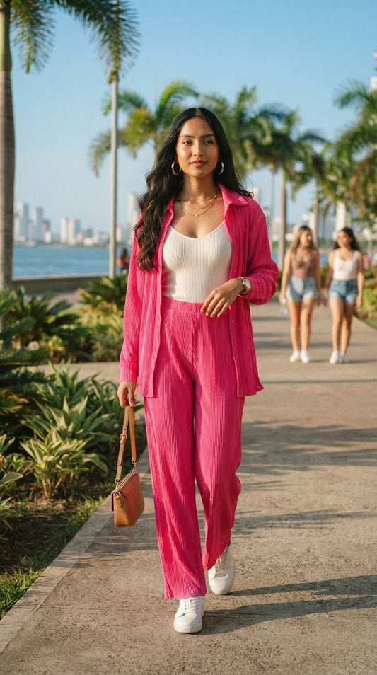 Set Camisero con Pantalón Palazzo / ANSET24